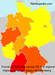 Surname Ajdinovic in Germany Surname Ajdinovic in Germany