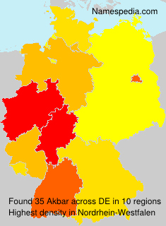 Surname Akbar in Germany Surname Akbar in Germany