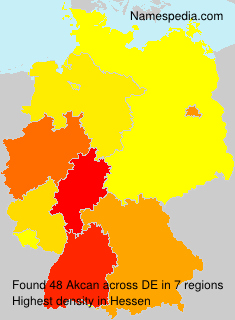 Surname Akcan in Germany Surname Akcan in Germany
