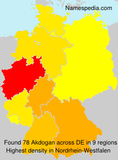 Surname Akdogan in Germany Surname Akdogan in Germany