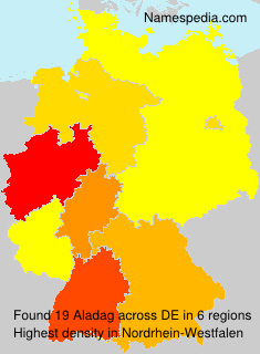 Surname Aladag in Germany Surname Aladag in Germany