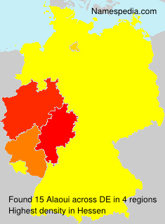 Surname Alaoui in Germany Surname Alaoui in Germany