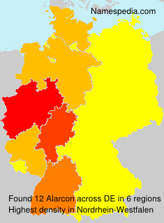 Surname Alarcon in Germany Surname Alarcon in Germany