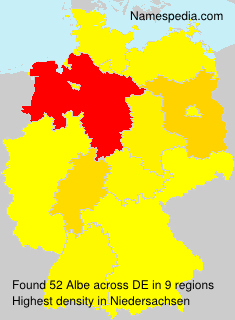 Surname Albe in Germany Surname Albe in Germany