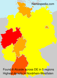 Surname Alcaide in Germany Surname Alcaide in Germany