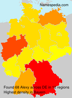 Surname Alexy in Germany Surname Alexy in Germany