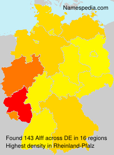 Surname Alff in Germany Surname Alff in Germany