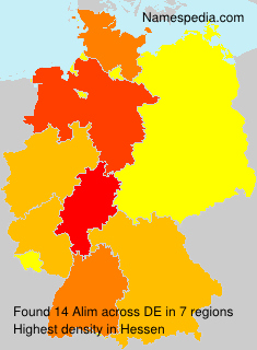 Surname Alim in Germany Surname Alim in Germany