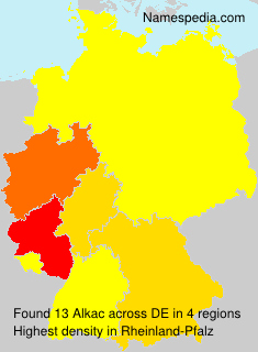 Surname Alkac in Germany Surname Alkac in Germany