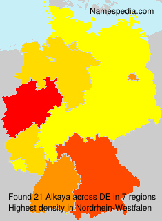 Surname Alkaya in Germany Surname Alkaya in Germany