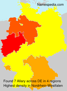 Surname Allary in Germany Surname Allary in Germany