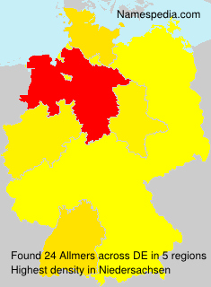 Surname Allmers in Germany
