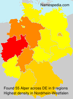 Surname Alper in Germany Surname Alper in Germany