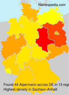 Surname Alpermann in Germany Surname Alpermann in Germany