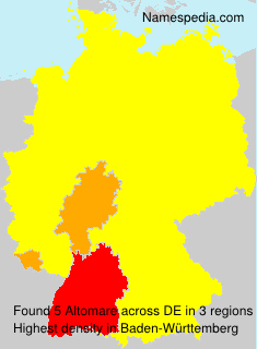Surname Altomare in Germany Surname Altomare in Germany