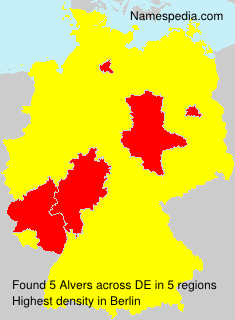 Surname Alvers in Germany Surname Alvers in Germany