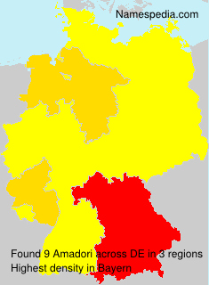 Surname Amadori in Germany