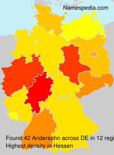 Surname Andersohn in Germany Surname Andersohn in Germany