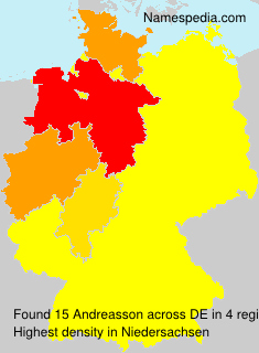 Surname Andreasson in Germany Surname Andreasson in Germany