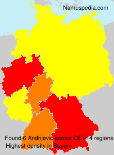 Surname Andrijevic in Germany Surname Andrijevic in Germany
