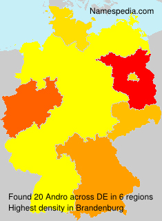 Surname Andro in Germany Surname Andro in Germany