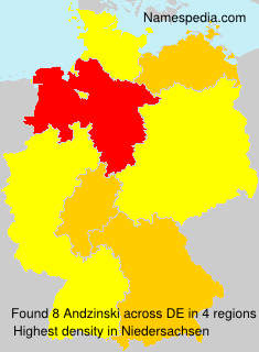 Surname Andzinski in Germany Surname Andzinski in Germany