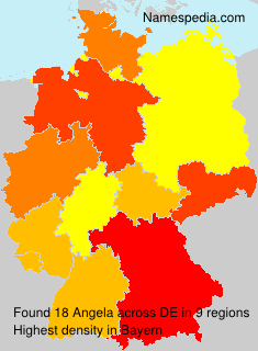 Surname Angela in Germany Surname Angela in Germany