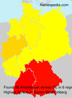 Surname Angerbauer in Germany Surname Angerbauer in Germany