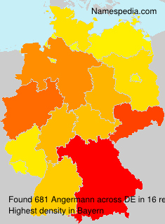 Surname Angermann in Germany Surname Angermann in Germany