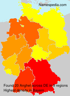 Surname Anghel in Germany Surname Anghel in Germany
