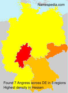 Surname Angress in Germany Surname Angress in Germany