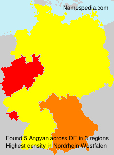 Surname Angyan in Germany Surname Angyan in Germany