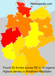 Surname Annies in Germany Surname Annies in Germany