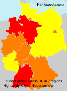 Surname Ansah in Germany Surname Ansah in Germany