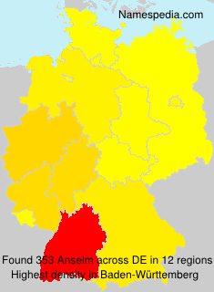 Surname Anselm in Germany Surname Anselm in Germany
