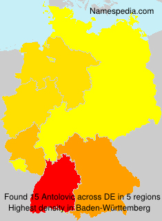 Surname Antolovic in Germany Surname Antolovic in Germany