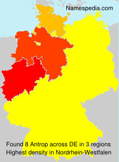 Surname Antrop in Germany Surname Antrop in Germany