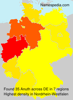 Surname Anuth in Germany Surname Anuth in Germany