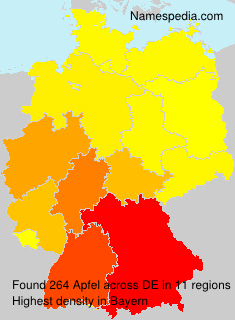Surname Apfel in Germany Surname Apfel in Germany