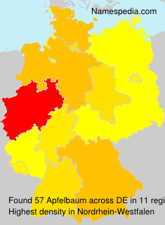 Surname Apfelbaum in Germany Surname Apfelbaum in Germany
