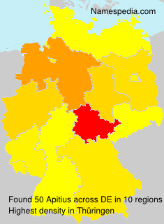 Surname Apitius in Germany Surname Apitius in Germany