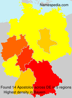 Surname Apostolos in Germany Surname Apostolos in Germany