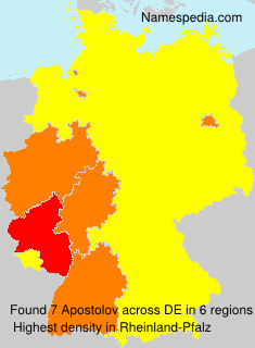 Surname Apostolov in Germany Surname Apostolov in Germany