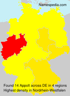 Surname Appolt in Germany Surname Appolt in Germany