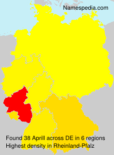 Surname Aprill in Germany Surname Aprill in Germany