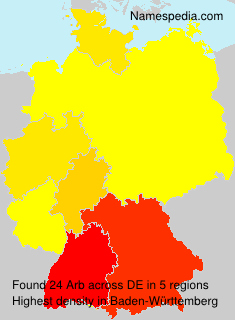 Surname Arb in Germany Surname Arb in Germany