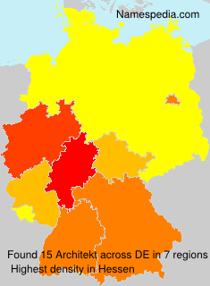 Surname Architekt in Germany Surname Architekt in Germany