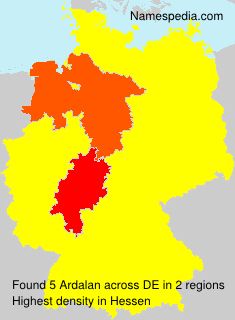 Surname Ardalan in Germany Surname Ardalan in Germany