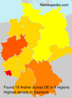 Surname Ardner in Germany Surname Ardner in Germany