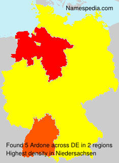 Surname Ardone in Germany Surname Ardone in Germany